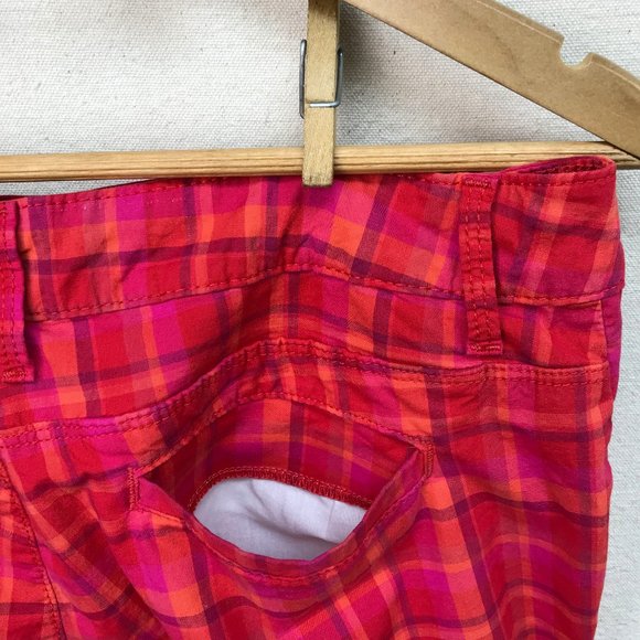 Lee Red Plaid Shorts - Picture 9 of 16